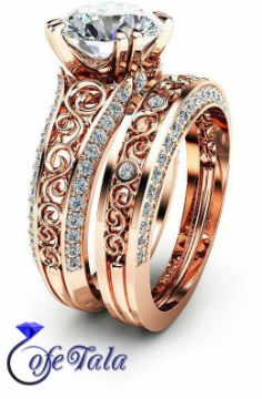 Women's diamond ring انگشتری الماس زنانه