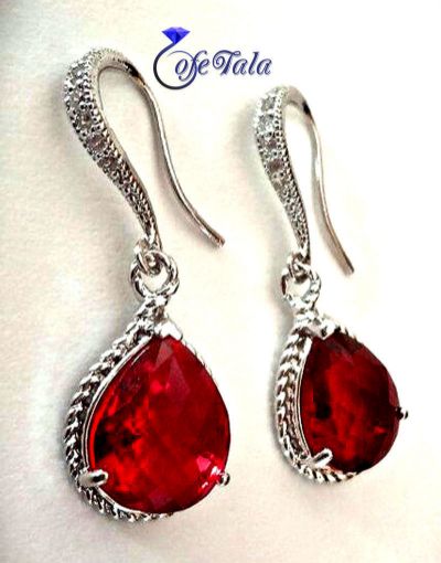 Red Seed Earrings گوشواره تخمه قرمز